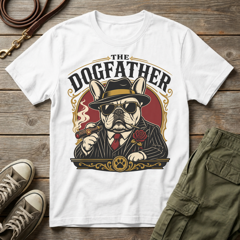 Frenchie Dog Father T-Shirt