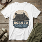 Frenchie Born To Snore T-Shirt