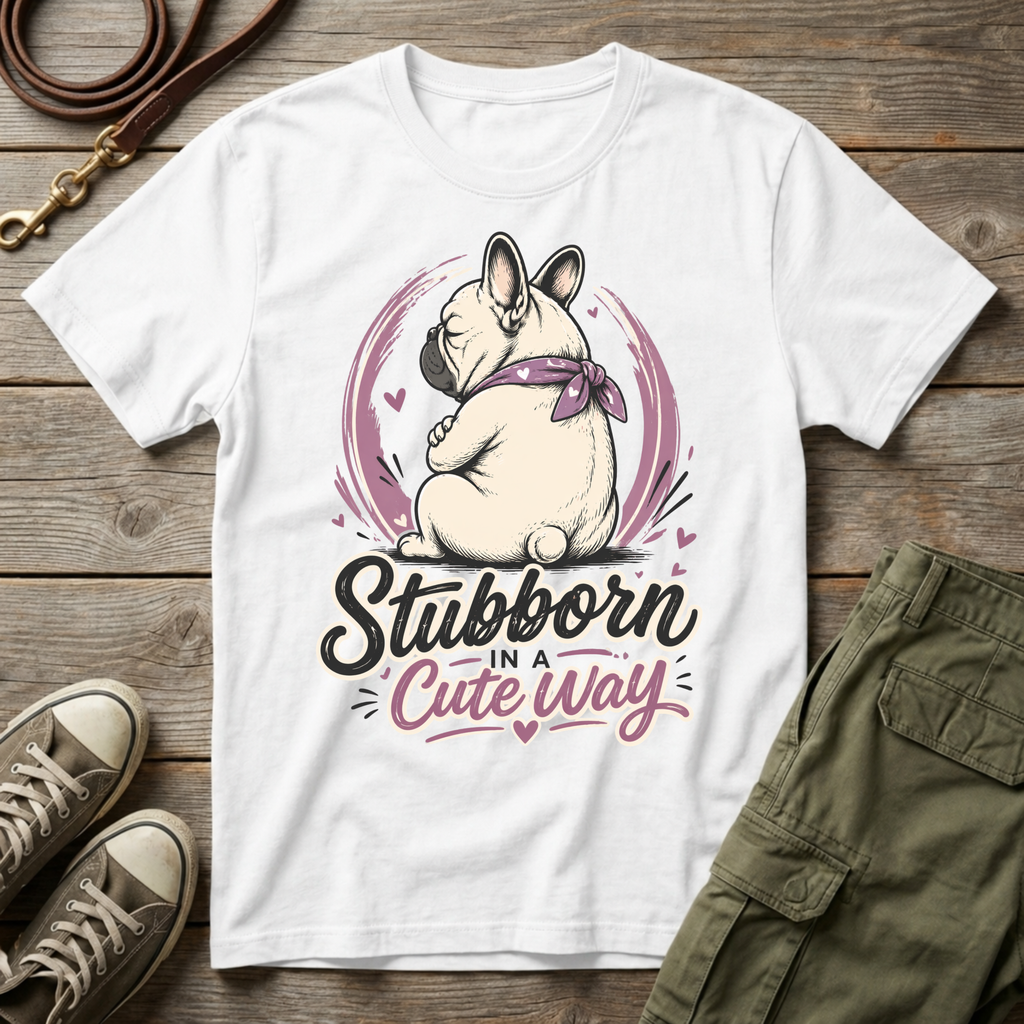 Cute Stubborn Frenchie T-Shirt