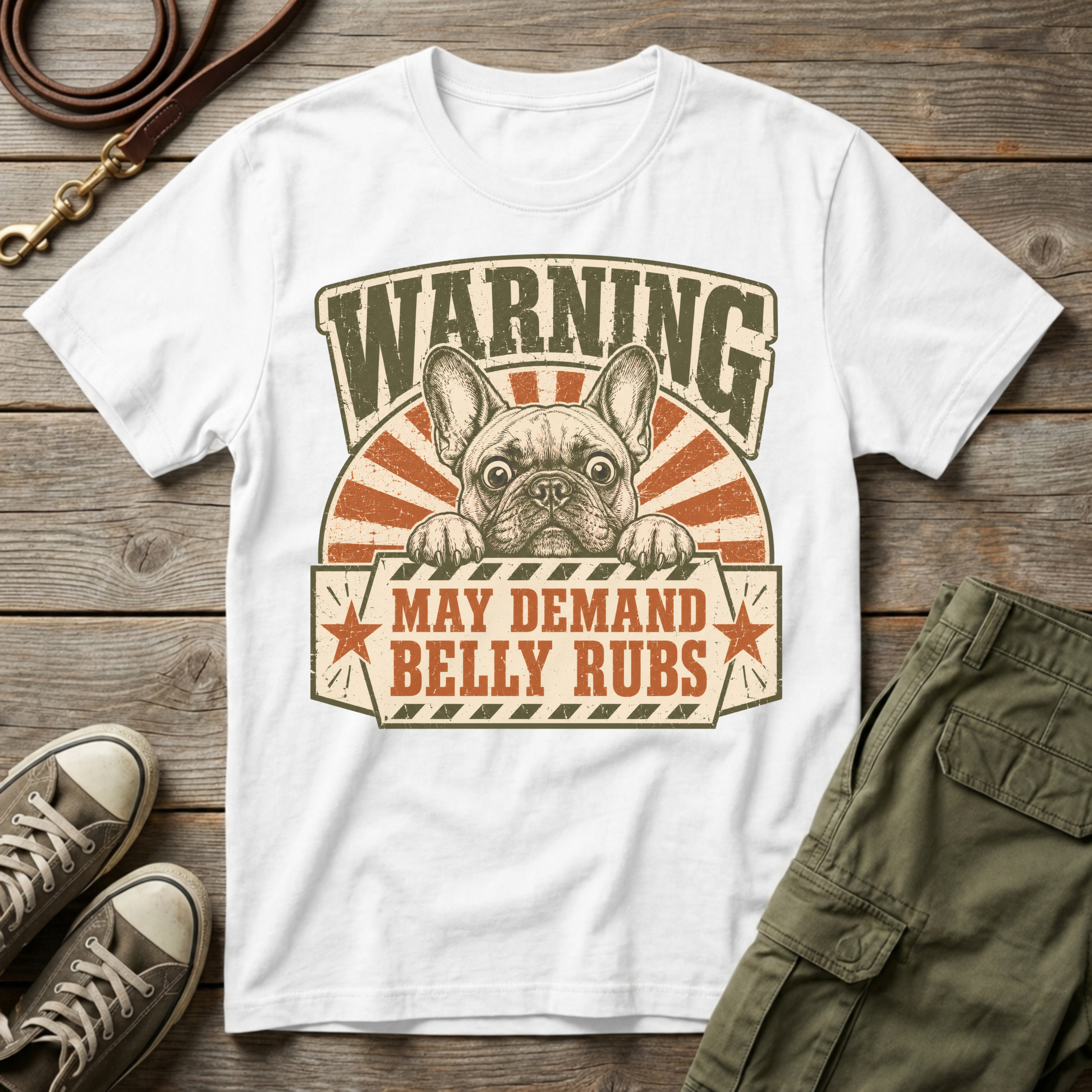 Warning May Demand Belly Rubs T-Shirt